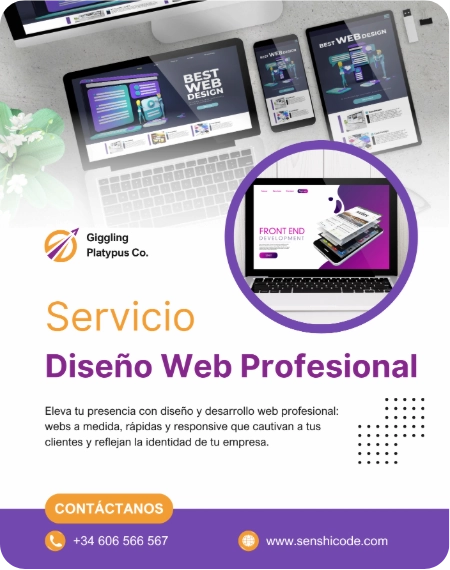 Diseño web profesional y desarrollo web a medida para empresas – SenshiCode